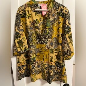 Colorful blouse from Bangladesh